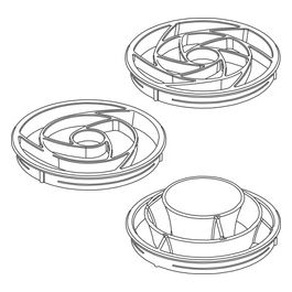 Hydor Ricambio Inserti per Pompa Koralia G3