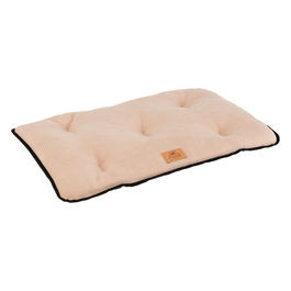 Ferplast Cuscino Cane e Gatto JOLLY MICROFLEECE, Cuccia in Caldo e Soffice Micropile per Taglia Media, Double Face Anti Graffio, Materassino Lavabile, 65 x 48 x 3,5 cm. Marrone