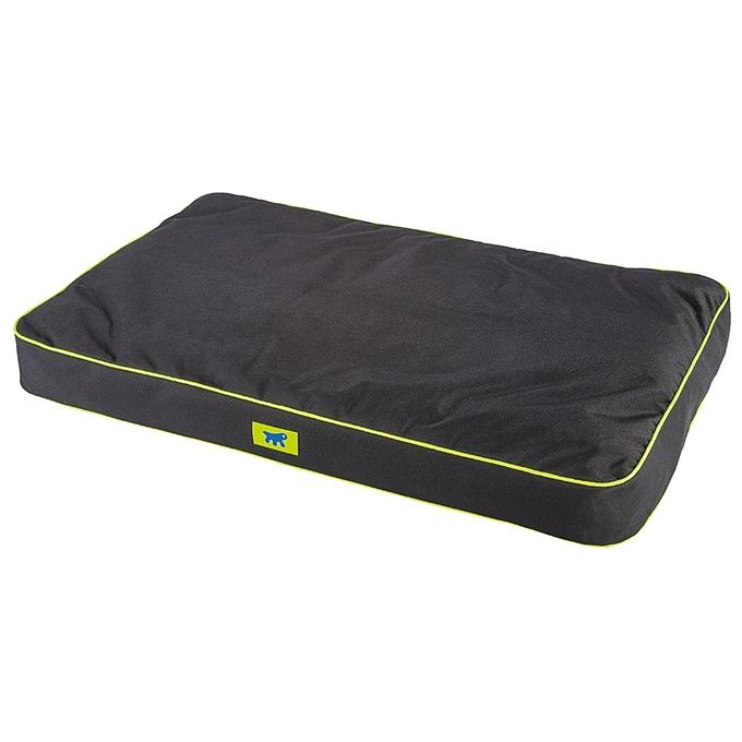 Image of FERPLAST Tappetino per Cani - Cuccia Ortopedica per Cani Extra Large - Materassino per Cani - Impermeabile e Antigraffio - Cuccia per Cani Morbida - Polo, 110 x 70 x h 8 CM, NERA