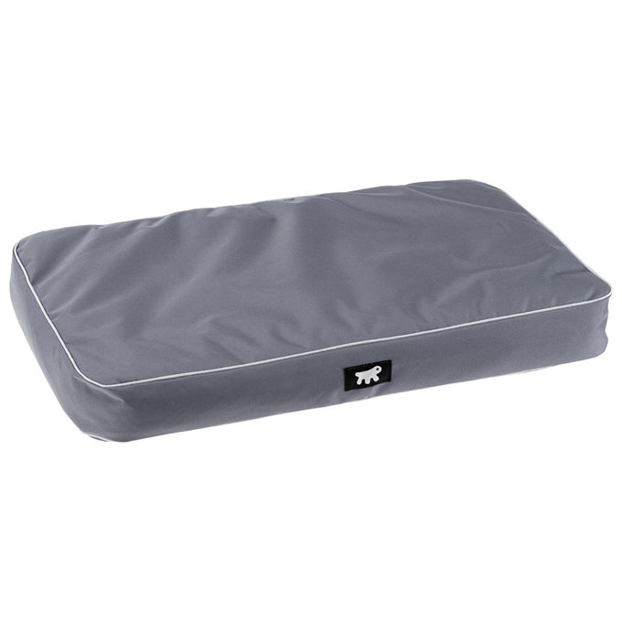 Image of FERPLAST Tappetino per Cani - Cuccia Ortopedica per Cani Extra Large - Materassino per Cani - Impermeabile e Antigraffio - Cuccia per Cani Morbida - Polo, 110 x 70 x h 8 CM, GRIGIA