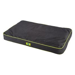 FERPLAST - Tappetino per Cani e Gatti - Cuccia Ortopedica per Cani Media - Materasso per Cani - Cuccia per Gatti - Impermeabile e Antigraffio - Polo, 80 x 50 x h 8 CM, NERO