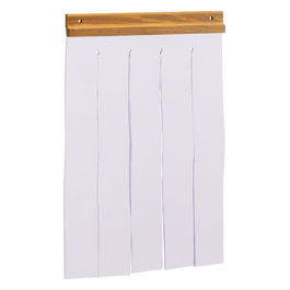 Ferplast Porta per cuccia cani modello DOMUS LARGE, BAITA 80 e CANADA 4, Portina per cucce da esterno, Pvc trasparente antipioggia, vento, freddo, 32 x 52 cm