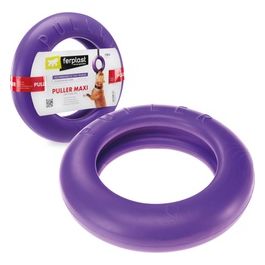 Gioco Cane, Anello Addestramento Cani da Masticare, per Corsa, Salto, Tiro, Materiale Robusto Atossico, Galleggiante, PULLER MAXI, Giochi per Cane Grande, 1 Anello Fitness