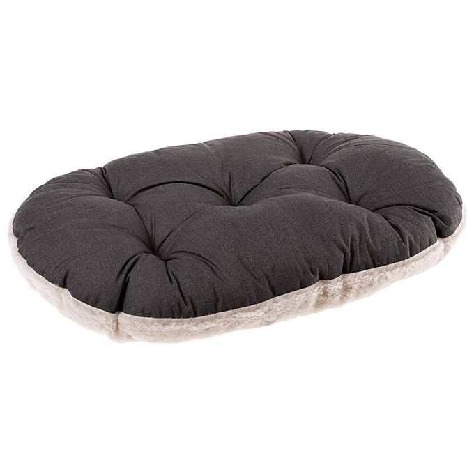 Image of FERPLAST - Cuccia per cani e gatti - Cuscino per cani di piccole dimensioni - Materassino per cani - Tappetino per cucce e auto - Morbido letto per cani - Relax, 55 x 36 CM, BEIGE