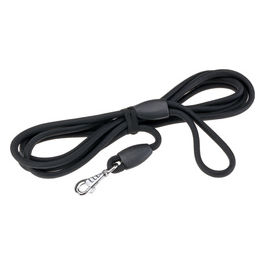 Ferplast Guinzaglio per Cani SPORT, Guinzaglio Lungo per Cani, Lunghina 5 m, Guinzaglio Addestramento, Guinzaglio in Cordino di Nylon con Moschettone e Maniglia, Lunghezza 5 metri, Nero