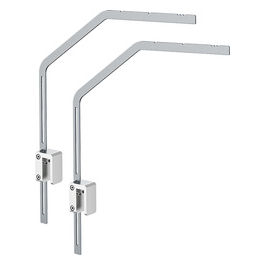 Hydor Staffa per Lampade Acquari Aqamai AQAMAI BRACKETS S, in Alluminio, per Spessore Vetro max 16 mm