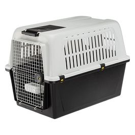 Ferplast Trasportino per cani di taglia media ATLAS 60 PROFESSIONAL, Box per Trasporto Cani con ciotola inclusa, Porta in acciaio plasticato, Sistema di chiusura di sicurezza, Griglie per l'aerazione, 61 x 91 x h 68 cm.