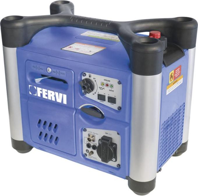 Fervi GI01/11 Generatore ad Inverter Silenziato 1,1 kVA 50 Hz