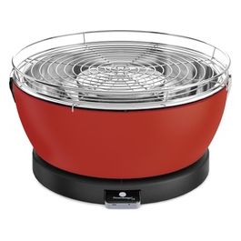 Feuerdesig 2007740 Vesuvio Grill e Pinza per Barbecue 33Cm Rosso