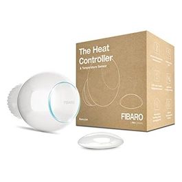 Fibaro Z-Wave Termostato con Sensore di Temperatura Fgt-Pack Bianco