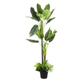 Ficus artificiale in Vaso Nero 160 cm
