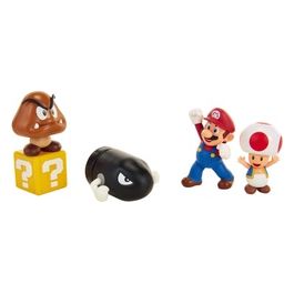 Figure Nintendo S.mario Diorama Set 5pcs