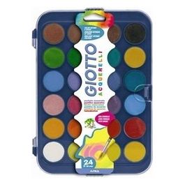 Astuccio 24 Colori Acquerello Giotto con Pennellino