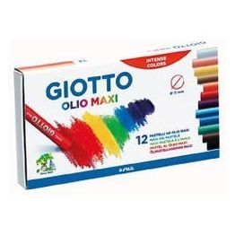 Fila Confezione 12 Pastelli olio Extra Large Giotto Colori Assortiti