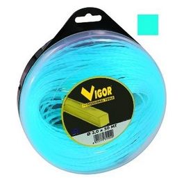 Filo Decespugliatori Vigor Quadro Alu-Blu 50 Mt D.mm. 3