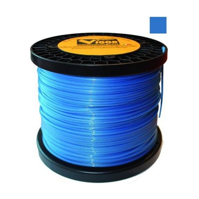 Filo Decespugliatori Vigor Quadro Alu-Blu 120 Mt D.mm. 4