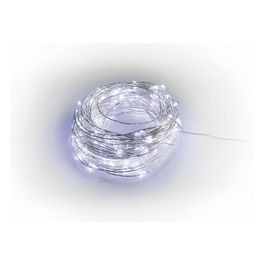 Filo di Luci Natale 180 Microled Bianco Uso Esterno