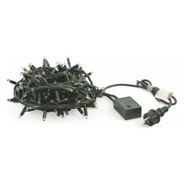 Filo di Luci Natale 200 Led Con Bulbi Bianco Freddo Uso Esterno