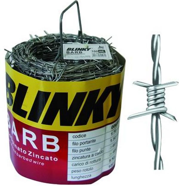 Blinky Filo Spinato Barb Zincato Mt. 250