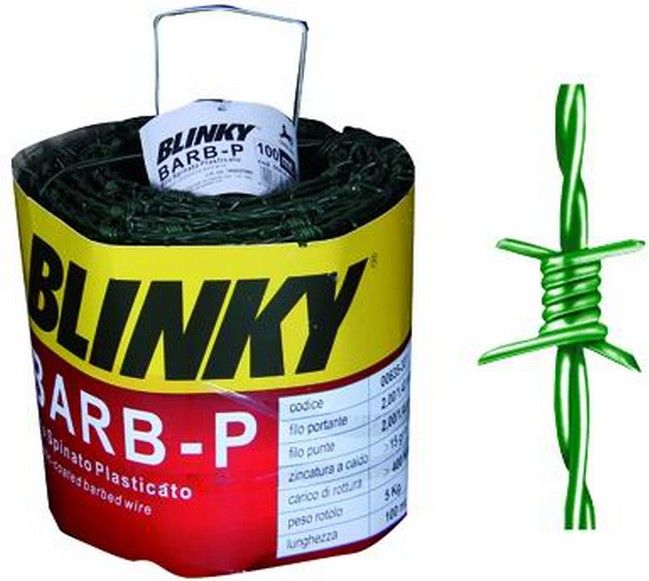 Blinky Filo Spinato Barb-P Plasticato Mt. 100