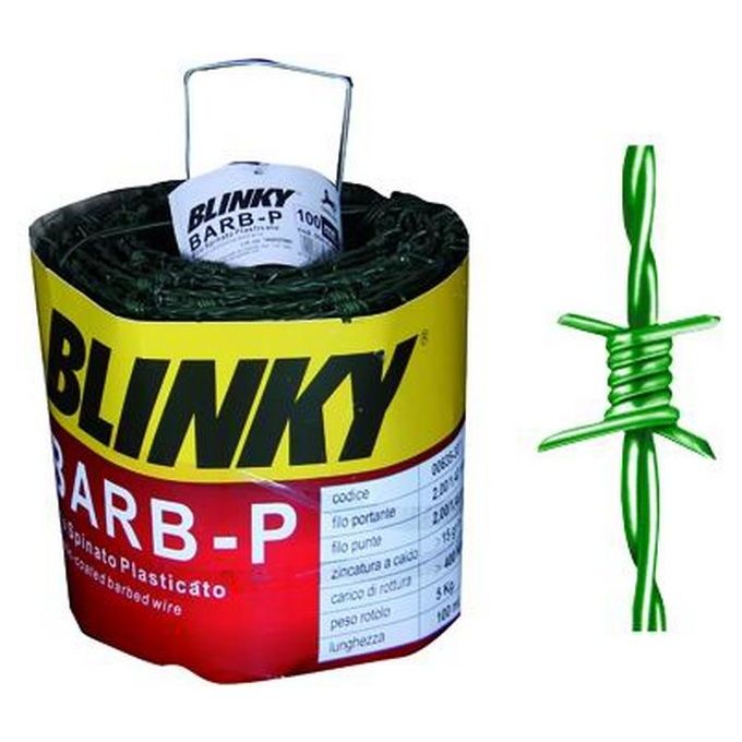Blinky Filo Spinato Barb-P Plasticato Mt. 100