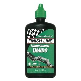 Finish Line Cross Country Wet Lubrificante Sintetico A Goccia Da 120 Ml