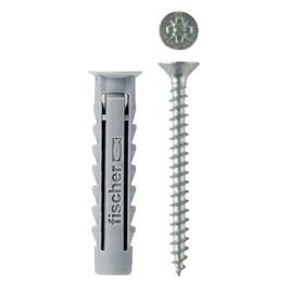 504416 Confezione 20 Tasselli Universali in Nylon Sx D. 5mm con Vite Croce Pz