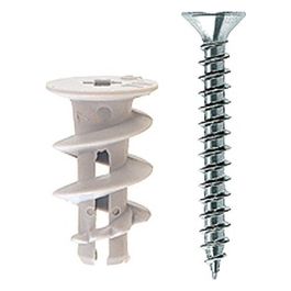 552392 Confezione 5 Tasselli Gk con Vite e Accessorio Montaggio per Cartongesso