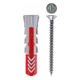 Confezione 8 Tasselli Duo Power 8S/k D. 8mm con Vite 5,0x50 Testa Croce Zinco Cromata