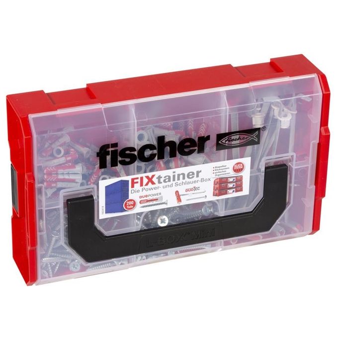 Fischer FIXtainer DuoPower-Duo-Tec Duo Tassello a Ribaltamento