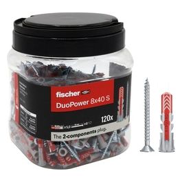 Tassello Duopower 8x40 S Vite Propack 120 Pezzi
