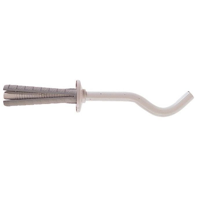 Fischer TF 7-100 Mensola per Termosifone Radiatore in Ghisa per Pieni e Semipieni 2 Staffe a Chiodo per Confezione