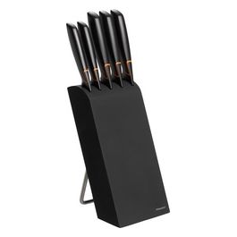 Fiskars Coltelli da Cucina Pietra Nera Set 5 Coltelli