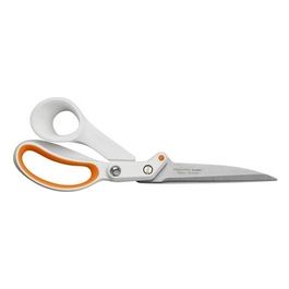 Forbici Multiuso 24cm Lama in Acciaio Inossidabile Impugnature in Plastica Bianco/Arancione
