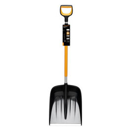 Pala per Neve 1057177 Metallo Nero e Arancione Ergonomica 36,2 cm
