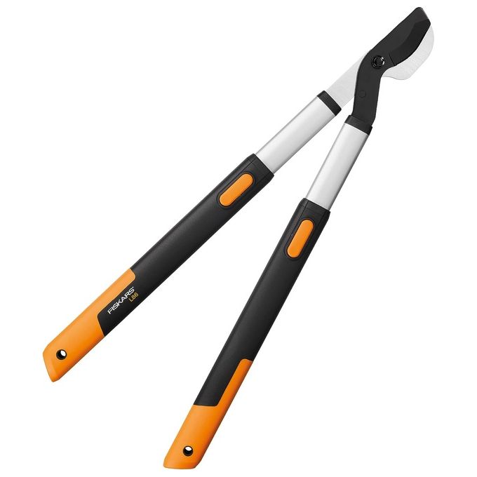 Fiskars SmartFit L86 Troncarami Telescopico con Lame Bypass per Legno Verd Taglio 5cm