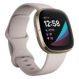 Fitbit Sense 1.58" GPS Sport salute Chiamate Notifiche Oro/Avorio 