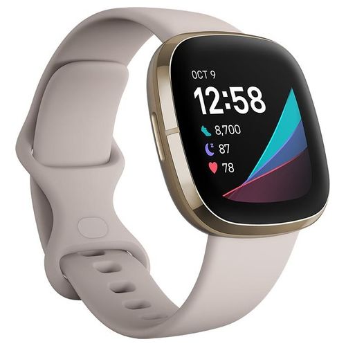 Fitbit Sense 1.58" GPS Sport salute Chiamate Notifiche Oro/Avorio 