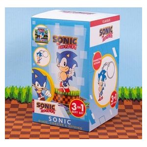 Fizz Creations Set Regalo Videogioco Sonic 3in1 Gift Set