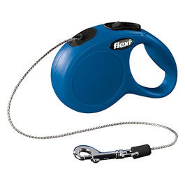 Guinzaglio avvolgibile a corda New Classic M - Lunghezza 5 m|20 Kg Blu