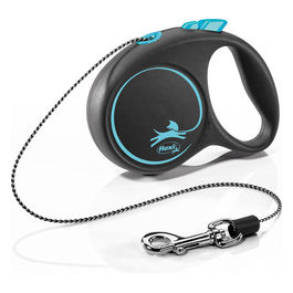 Guinzaglio avvolgibile a corda Black design XS 3 m - 8 Kg XS - Lunghezza 3 m|8 Kg Blu