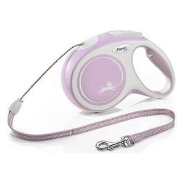 Guinzaglio avvolgibile a fettuccia New Comfort XS - Lunghezza 3 m|12 Kg Lilla