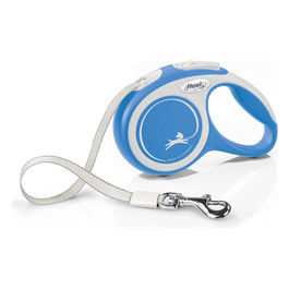 Guinzaglio avvolgibile a fettuccia New Comfort XS - Lunghezza 3 m|12 Kg Blu
