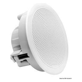 Fm-f77rw Flush Mount Speaker 7.7”rotondi Bianchi Fusion