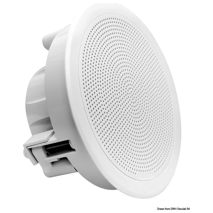 Fm-f77rw Flush Mount Speaker 7.7”rotondi Bianchi Fusion