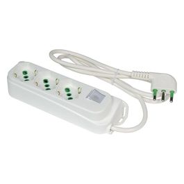 47460 Multipresa 3x2pt Sk Bianco Int Retail