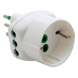 Fme.adattatore 2prese+schuko  10a  82210