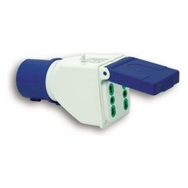 Adattatore Cee Blu 2 Prese 73101