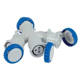 Adattatore Cee Blu 3 Prese 73120