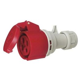 Presa Cee Rosso 380V. 3P+T 16A 71104